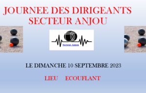 Journée des dirigeants secteur Anjou 2023