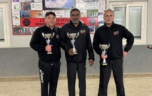 Vice-champions départementaux triplette promotion