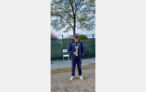 Vice champion départemental Tête à Tête sénior masculin 2026